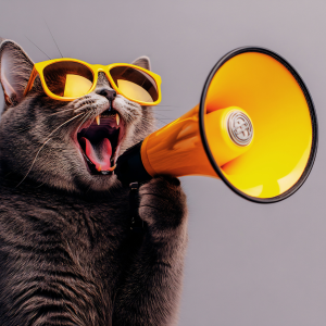 Yellow and Grey Pastel Grunge Designer Brand Logo